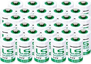 LS14250 (30 Pack) 1/2 AA 3.6v PLC Automatic Industrial Control Equipment NC Machine Meter Gas Meter Probe Lithium Battery LS14250 (30 Pack)