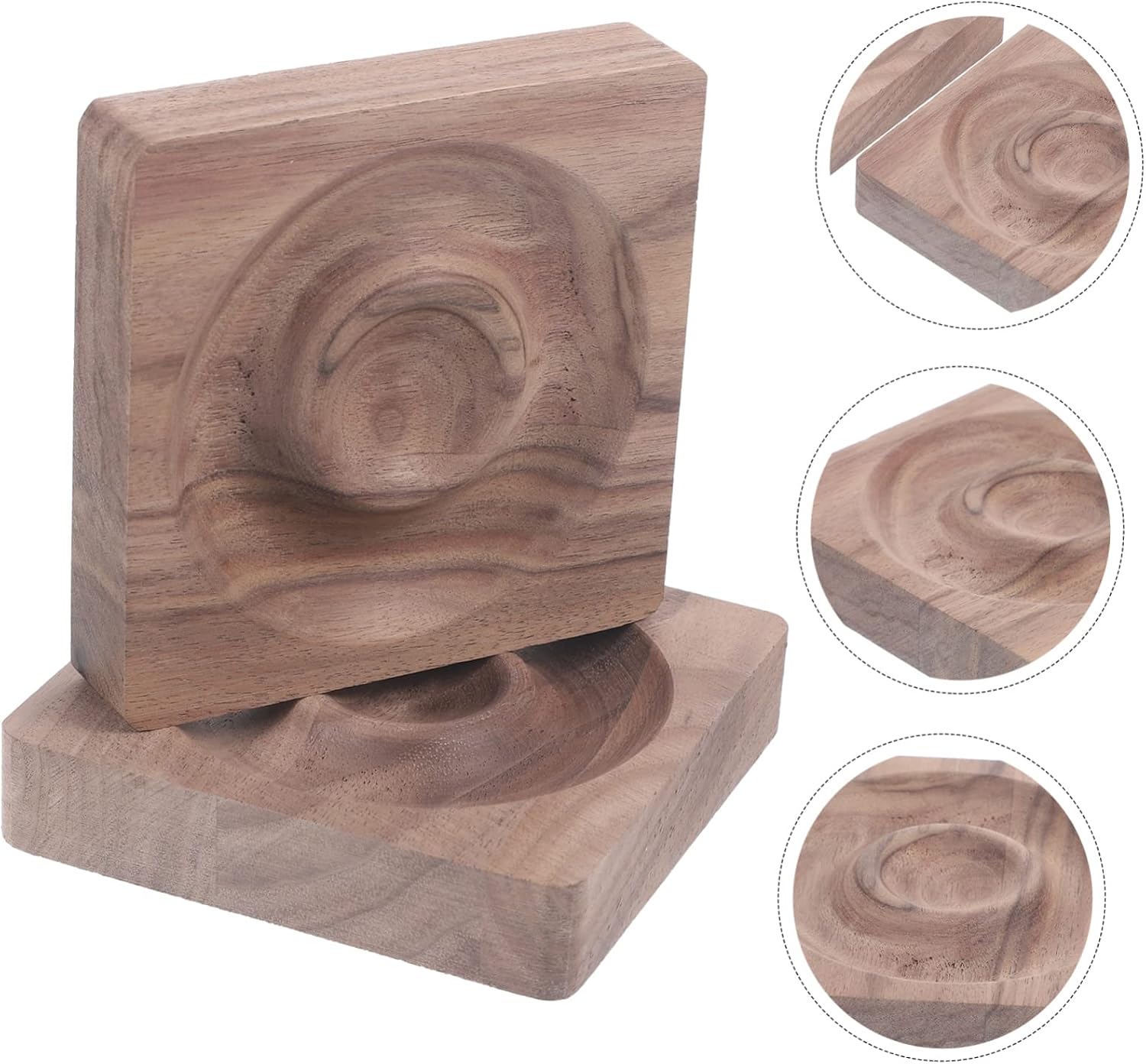 VALICLUD Wooden Beading Tray 2pcs Jewelry Tray for Bracelets Display
