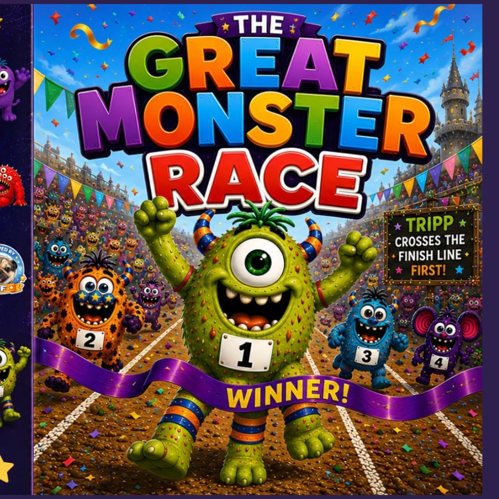 THE GREAT MONSTER RACE: A giftable Heartwarming Story About Friendship, Fun and Three Wobbly Legs (The Little Monsters Collection)