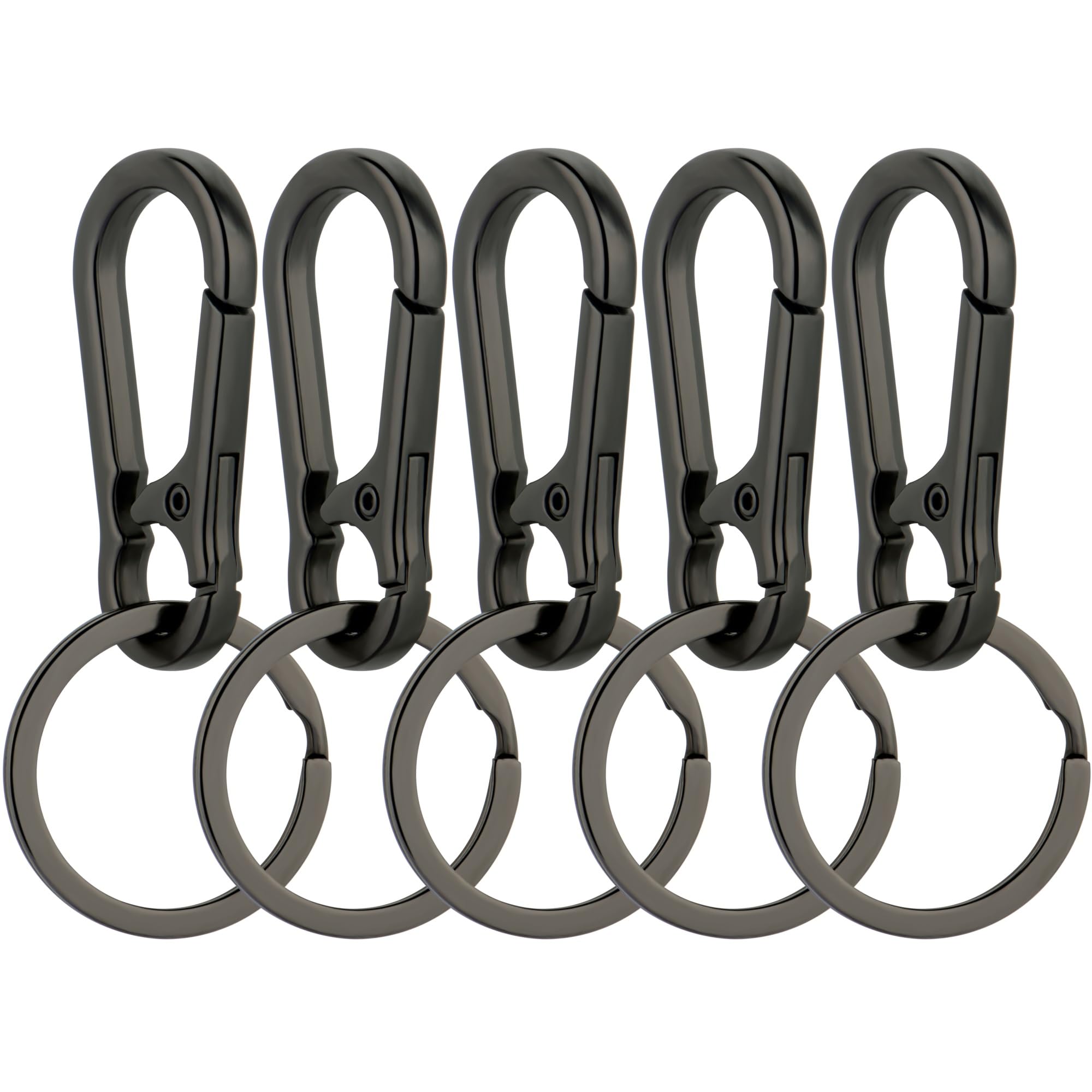 Wikavanli Metal Keychains Keyring Key Chain Ring Clip Holder Organizer for Home Car Keys Key Finder Women Men