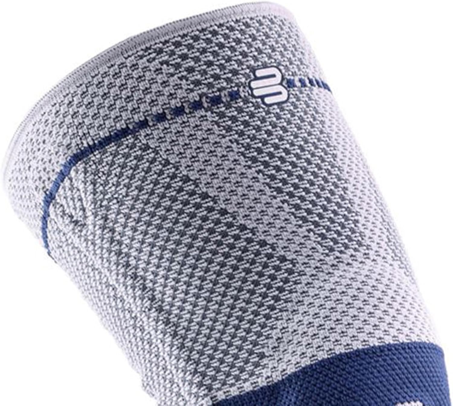 Bauerfeind - GenuTrain - Knee Brace - Targeted Support for Pain Relief and Stabilization of The Knee, Provides Relief of Weak, Swollen, and Injured Knees- Size 3 - Color Titanium - Image 4