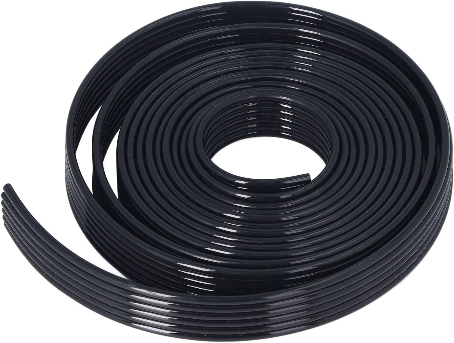 – Flexible UV Printer Ink Pipe Replacement Wear Resistant 6 Lines Ink Tube for Photographic Equipment (Black)