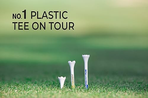 Miniatura 5 de PrideSports PTS Plastic Golf Tees 30 Count, 1-1/2 Inch #1 Plastic Tee on Tour Best for Irons, Hybrids, and Woods