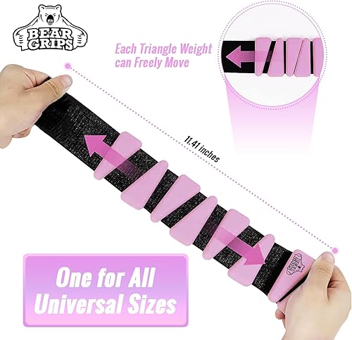 Miniatura 2 de Bear Grips Pesas de muñeca y tobillo  Equipo de gimnasio en casa, correas de entrenamiento para hombres y mujeres, equipo de entrenamiento, pesas