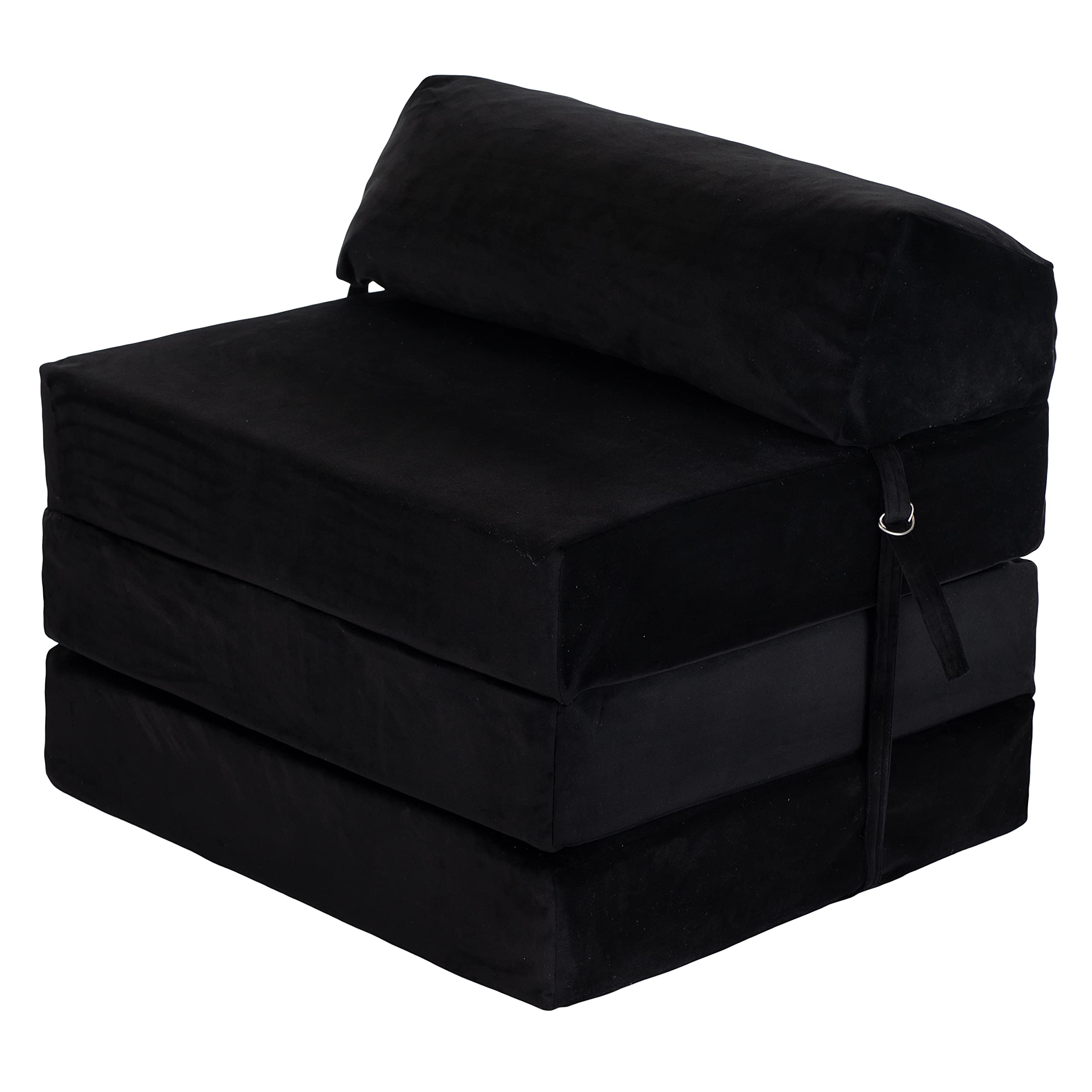 Buy Loft 25 Adult Sofa Futon Z Bed Soft Velvet Material Single Fold