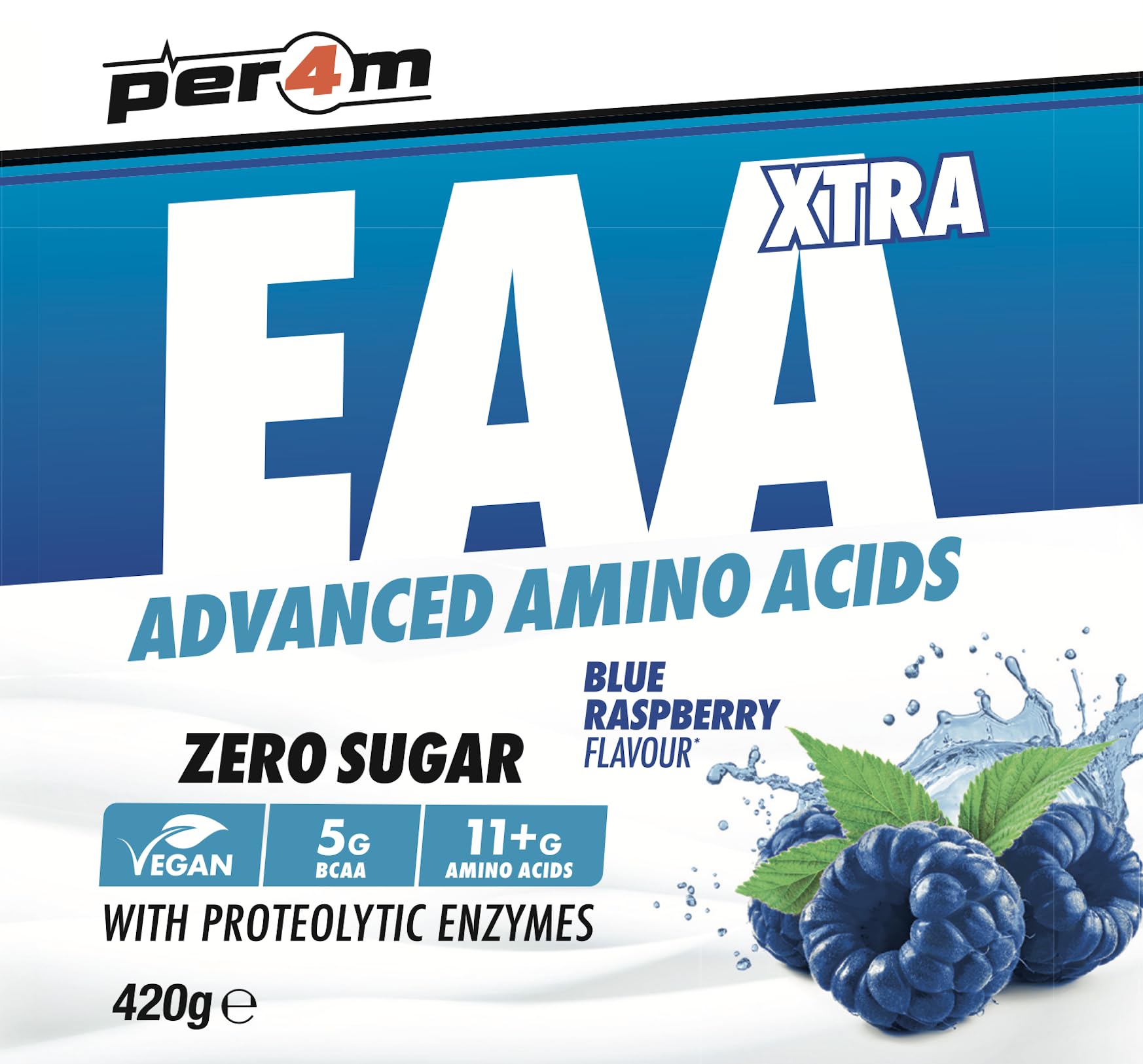 Per4m EAA Xtra (420g) Blue Raspberry - Aminokwasy - EAA