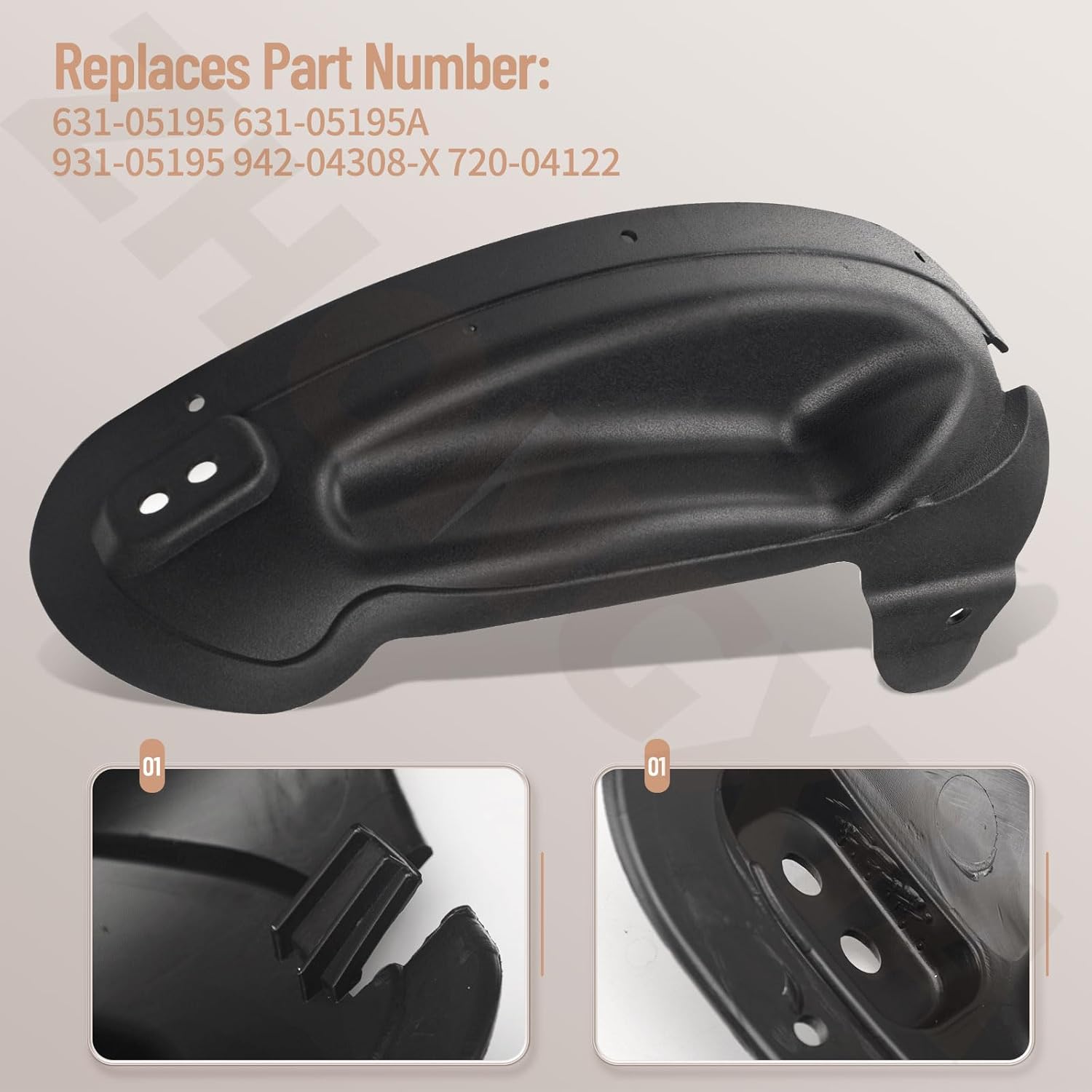 Mulch Plug 631-05195A 631-05195 Lawn Mower Mulch Plug Kit Compatible with MTD Cub Cadet 42" / 46" 19A70041 19B30005 LTX-1046VT LTX-1050KH LTX-1045 63105195A 93105195 Model, Fits 2012 and After