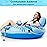 Jasonwell Inflatable River Tube Float - Heavy Duty River Float Pool Floats Lake Premium Water Tubes for Floating Recreational River Raft Lounge Floaties with 2 Cup Holders for Adult