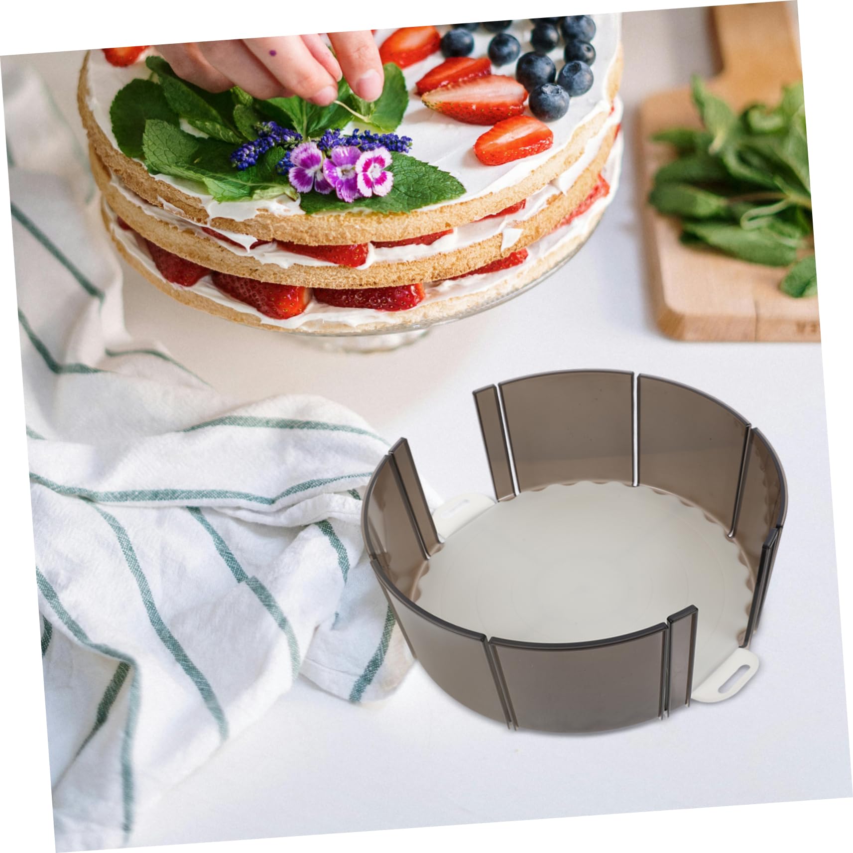 Alipis Cortador de Tartas de Boda, Divisor de Porciones Uniforme, Abs, Fácil de Limpiar, para Pastel y Queso en Fiestas y Repostería