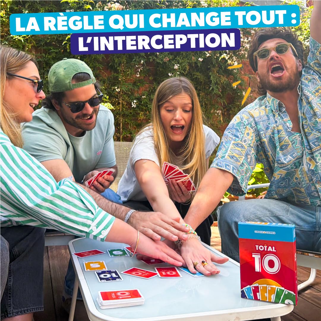 CRACK LIST Lot 3 Jeux d'ambiance Famille Crack Story + Total 10 | Offre été | 2 à 8 Joueurs | dès 10 Ans