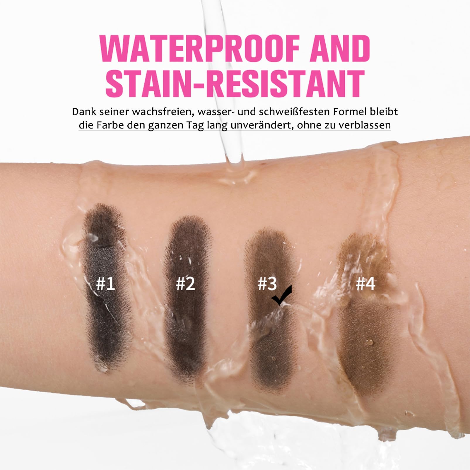 Root Cover Up Stick 2 w 1, natychmiastowe pokrycie siwych włosów, kolor brązowy, korektor do linii włosów, wodoodporna farba do włosów, korzenie i boki, łatwe zastosowanie