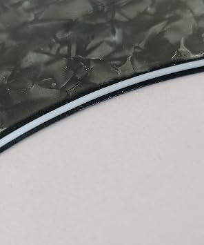 Tele 8 Hole Pickguard for Modern Style Electric Guitar 4 Ply Black Pearl