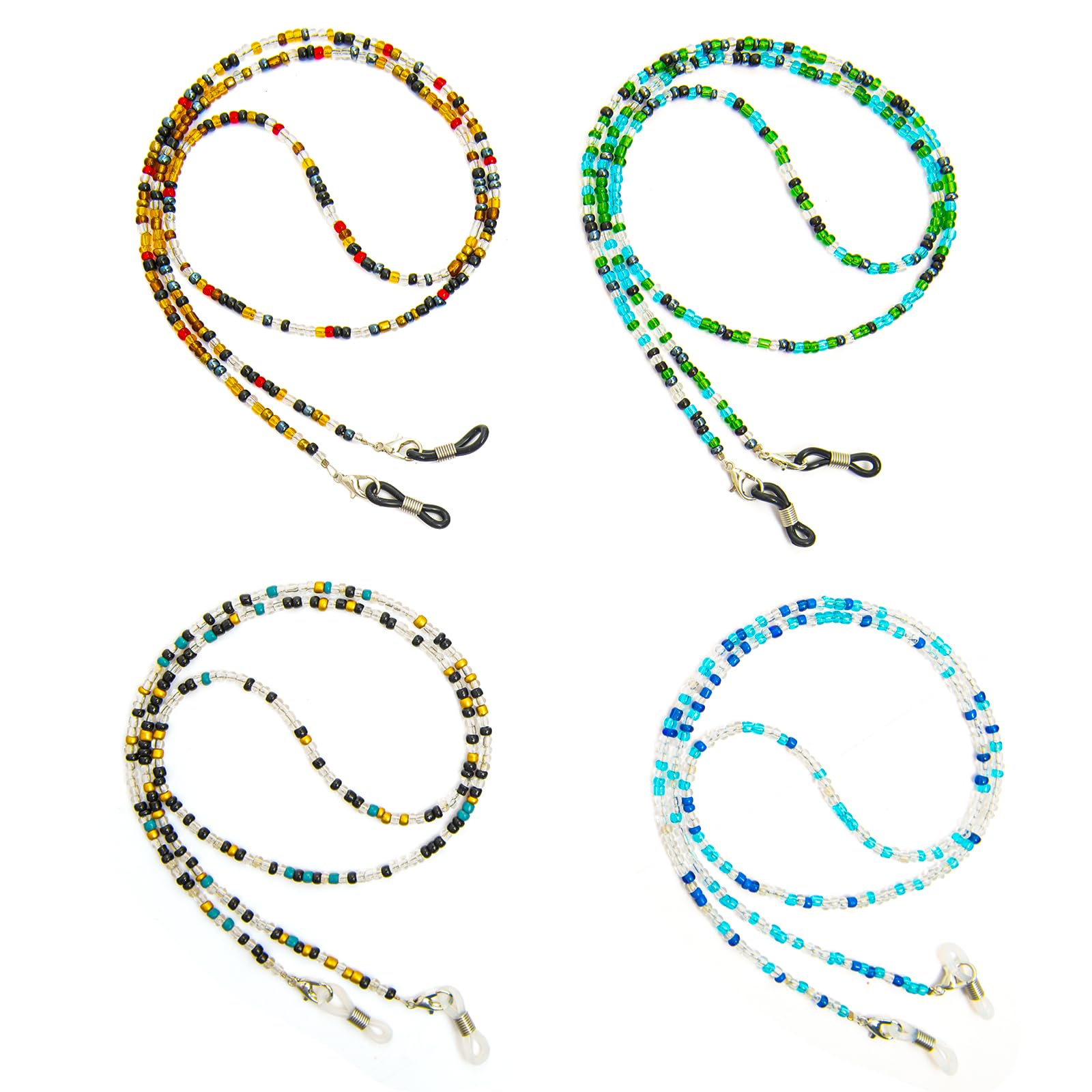 Sunglasses Chain Beads Glasses Strap Glasses Cord Pearl Glasses Chain Glasses Chain with Non-Slip for Reading Glasses Mask Elegant Glasses Lanyard Glasses Cord Around the Neck Women-image-46