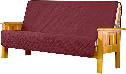 Miniatura 53 de SUBRTEX Juego de funda de sofá incluye fundas de sofá biplaza y silla, protector reversible de muebles de primera calidad con correas elásticas para