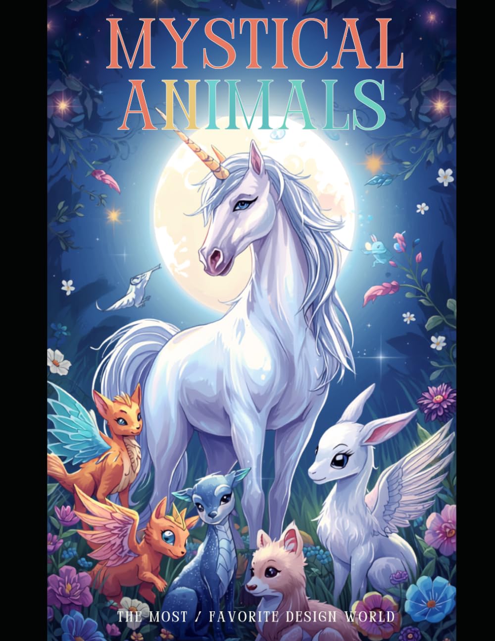 Fantasy Mystical Animals Coloring Book | Dragons, Unicorns & Magical Creatures Coloring Pages: A Fantasy Coloring Adventure for Kids