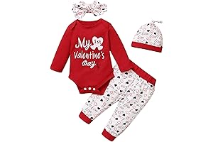 Baby Boys & Girls Outfit Set for Valentine's Day