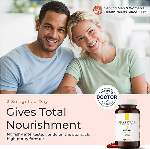 Miniatura 7 de Aceite de pescado VivoMega  DHA EPA  Tecnología de absorción avanzada  60 cápsulas blandas  Suministro para 30 días