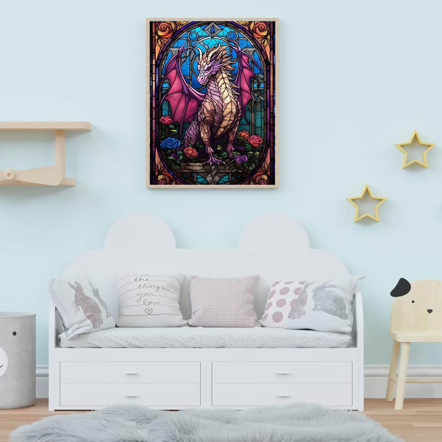 5D Diamond Painting - Maanlicht op de Rivier