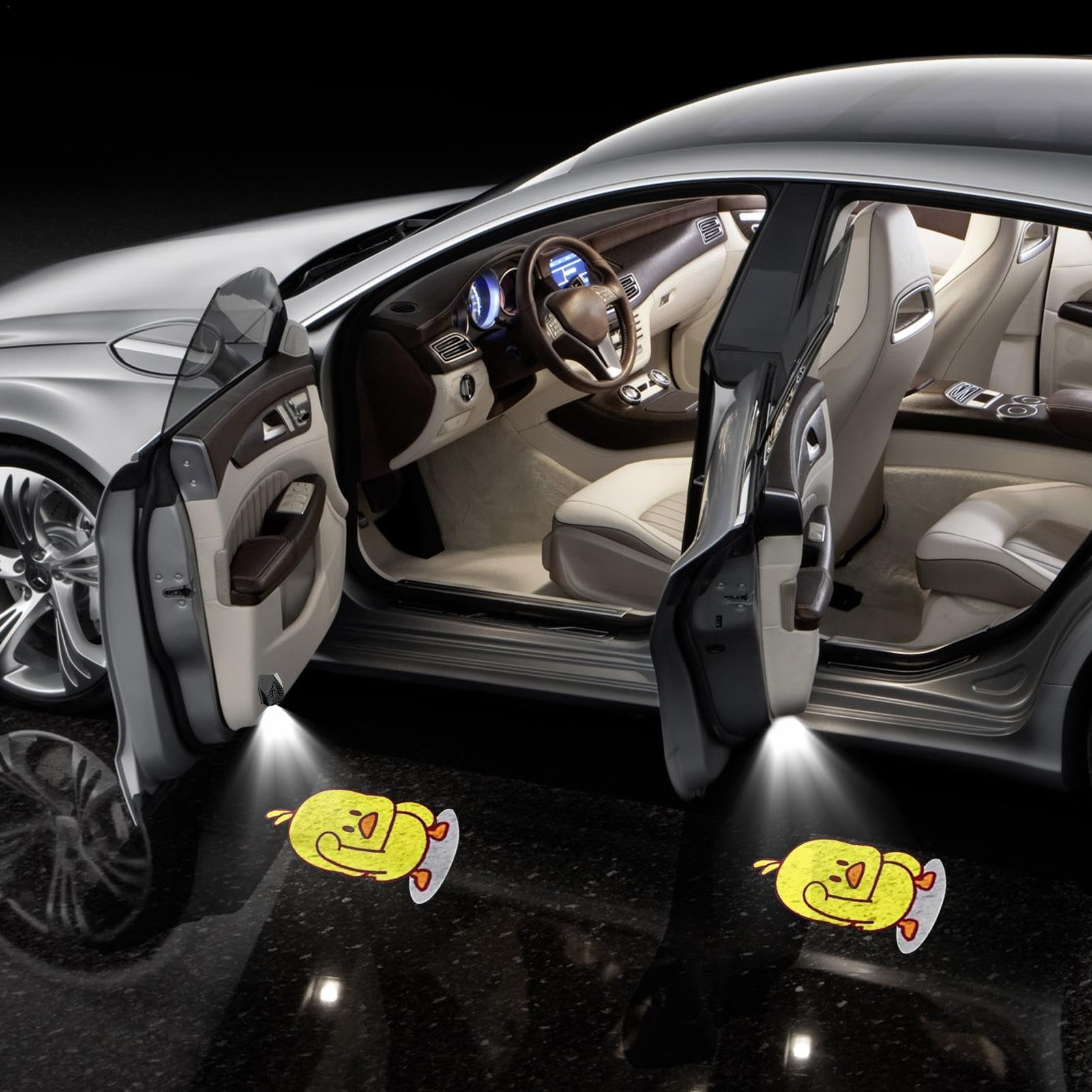 Amazon | 車のドアライトロゴプロジェクター、車のドアライト