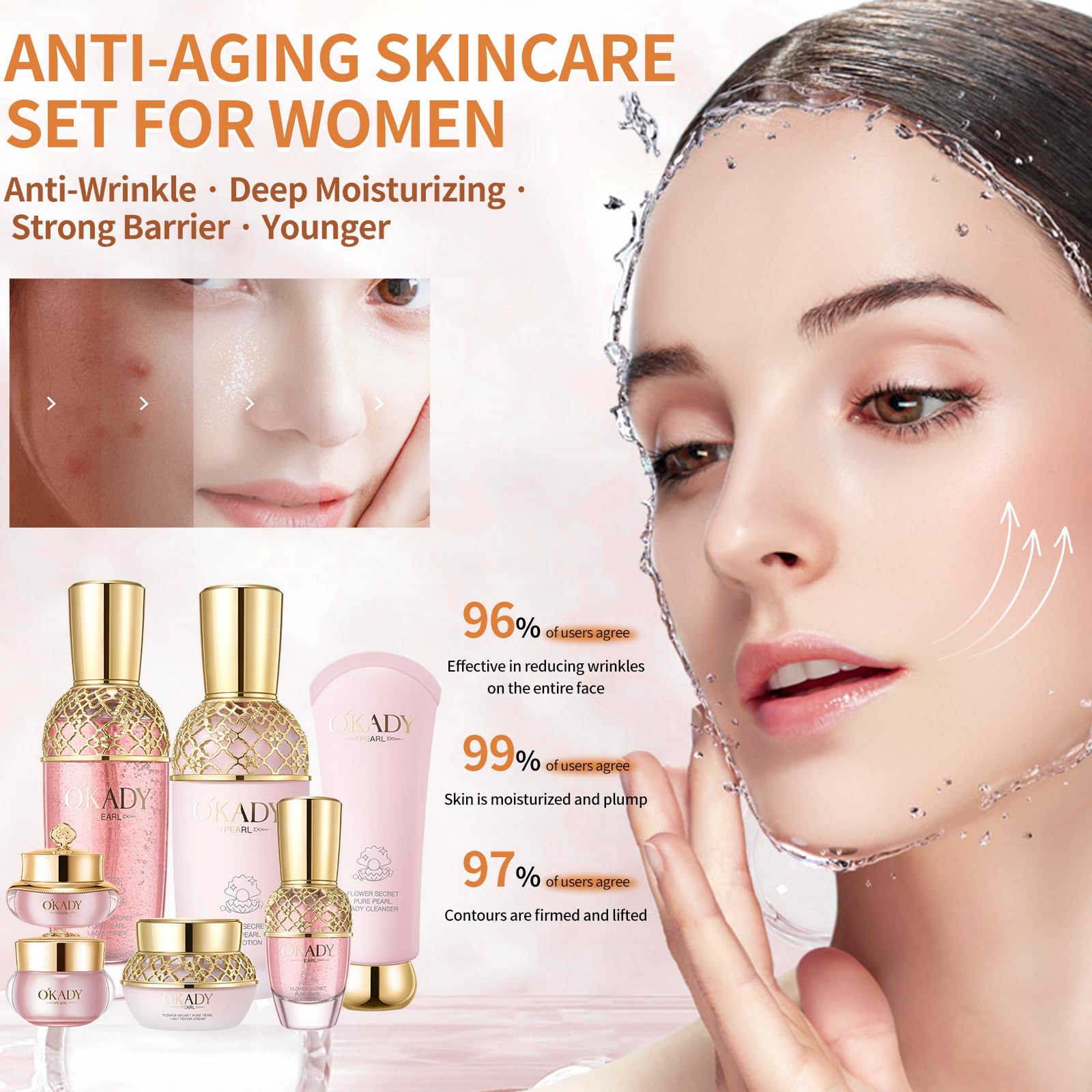 SPTM ALTHAEAOIO ESSENCE 3本セット Amazon.com : Luxury 7-in-1 Anti-Aging Skin Care Set for Women