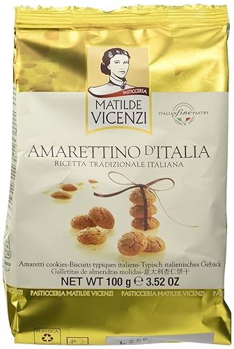 Miniatura 2 de Vicenzi "Amarettino d' Italia" Galletas Amaretti paquetes de 3.52 onzas (paquete de 4) Importación italiana