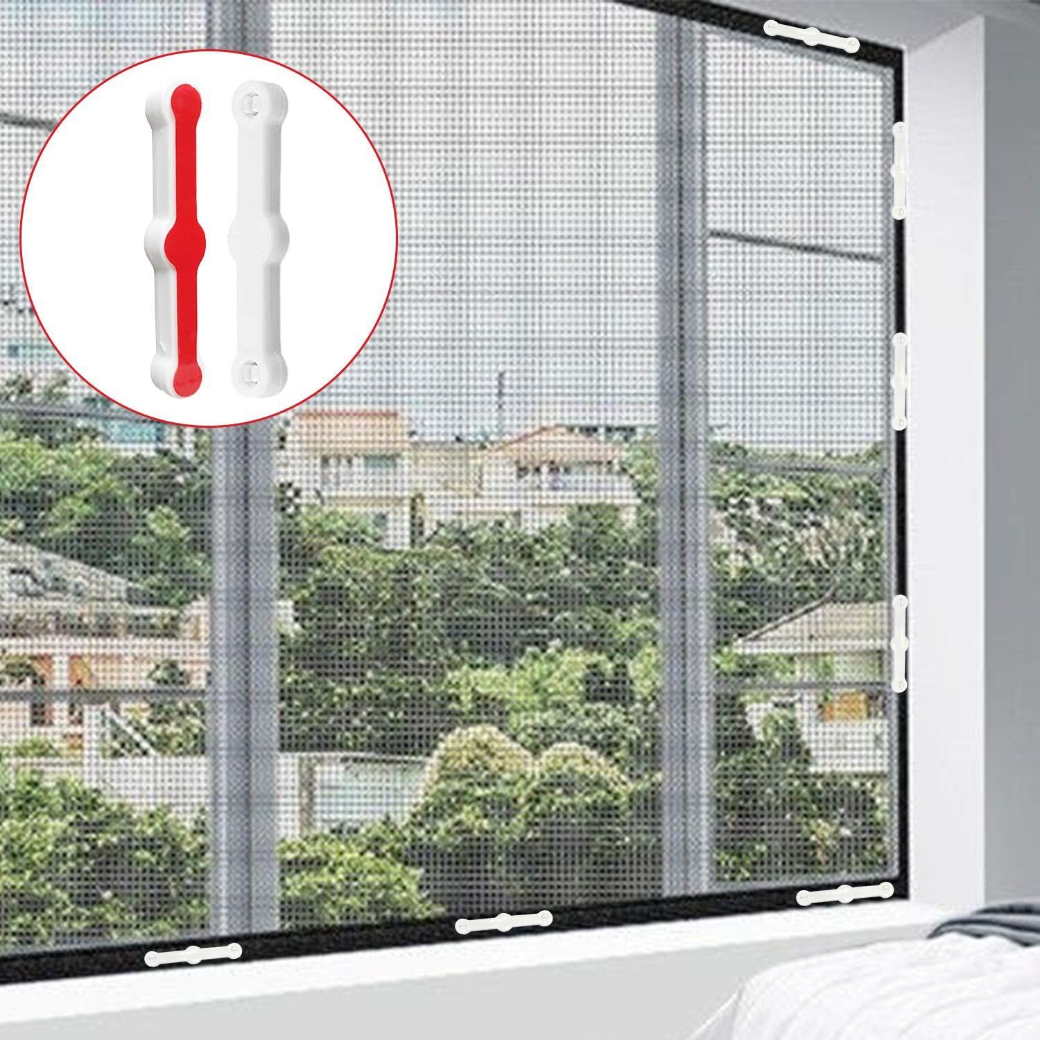24 Pieces of Mosquito-Proof Window Screen Fixing Magnetic Strips, Convenient Window Screen Holder - Image 4