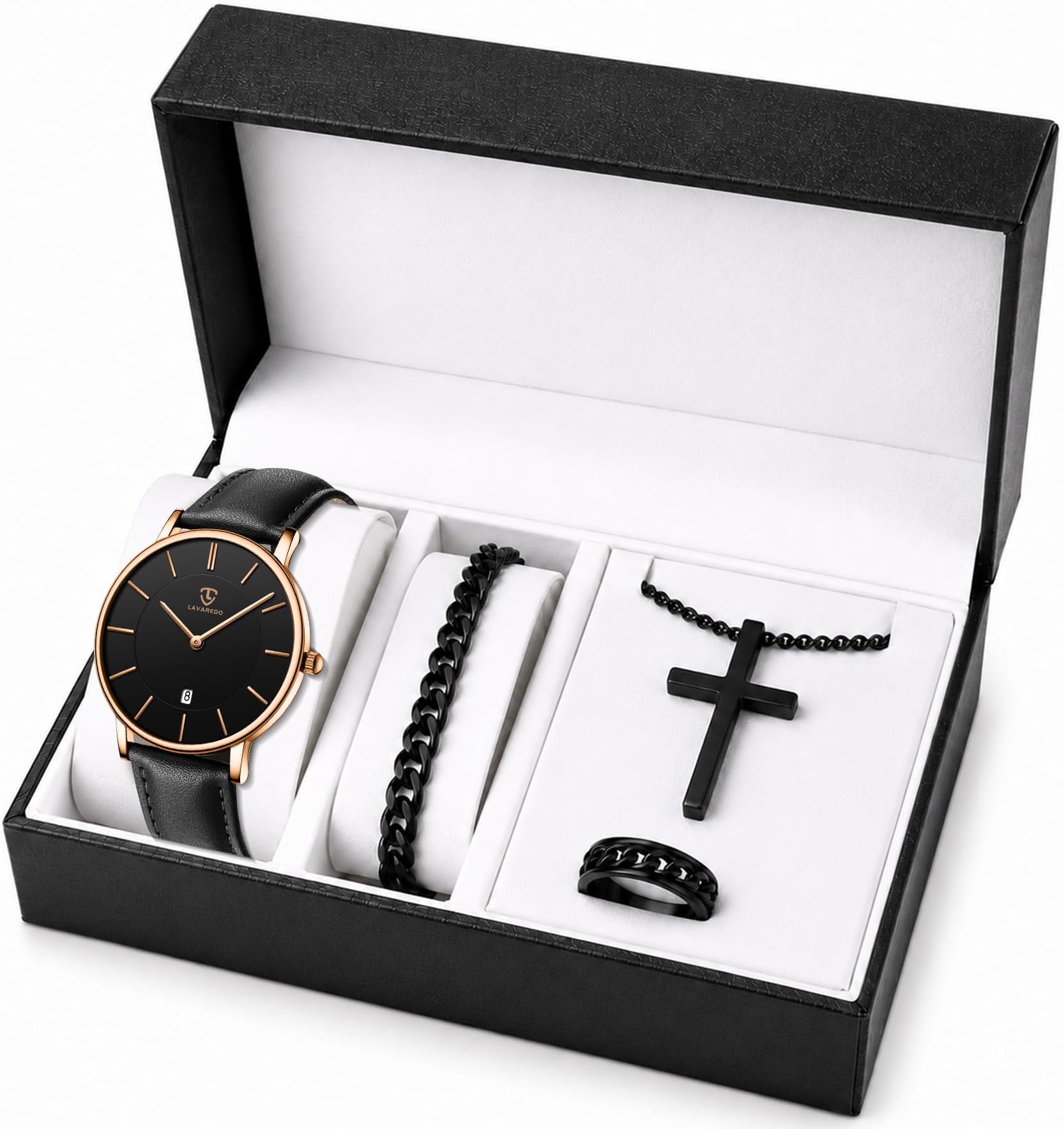 BEN NEVIS Watch, Mens Watch, Minimalist Fashion Simple Wrist Watch Analog Date with Leather Strap