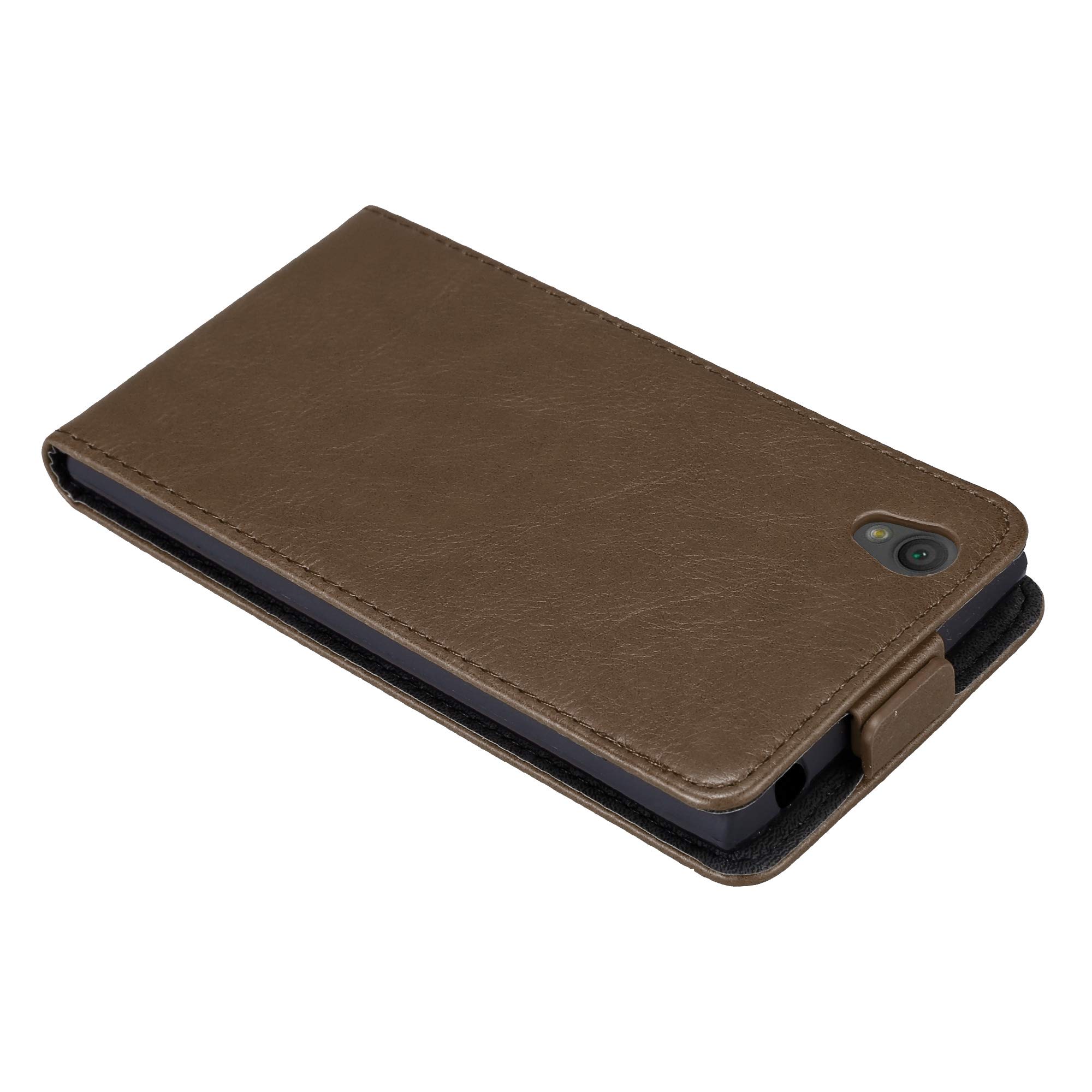 Cadorabo Custodia per Sony Xperia L1 in BRUNO CAFFÈ - Protezione in