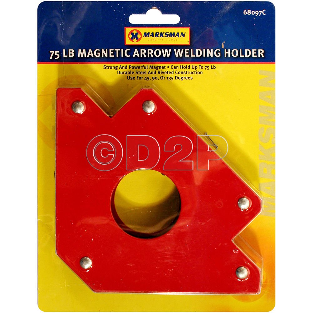 Bargains-Galore 1 X 75Lb Magnetic Welding Holder Arrow Magnet 3 Angles Solder Soldering Hold