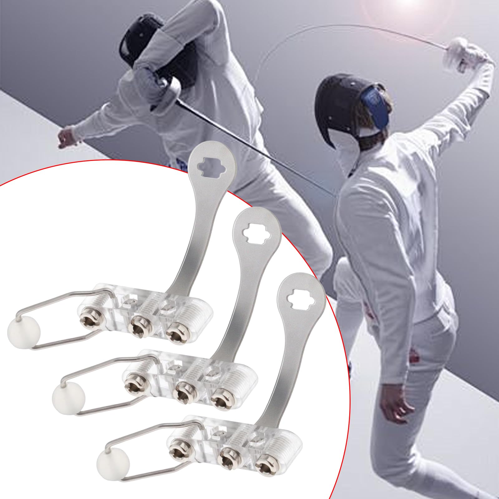 WEISUYUUS Fencing Epee Socket Fencing Fie Standard Epee Socket Replacement Socket for Competitions and Training Accessories