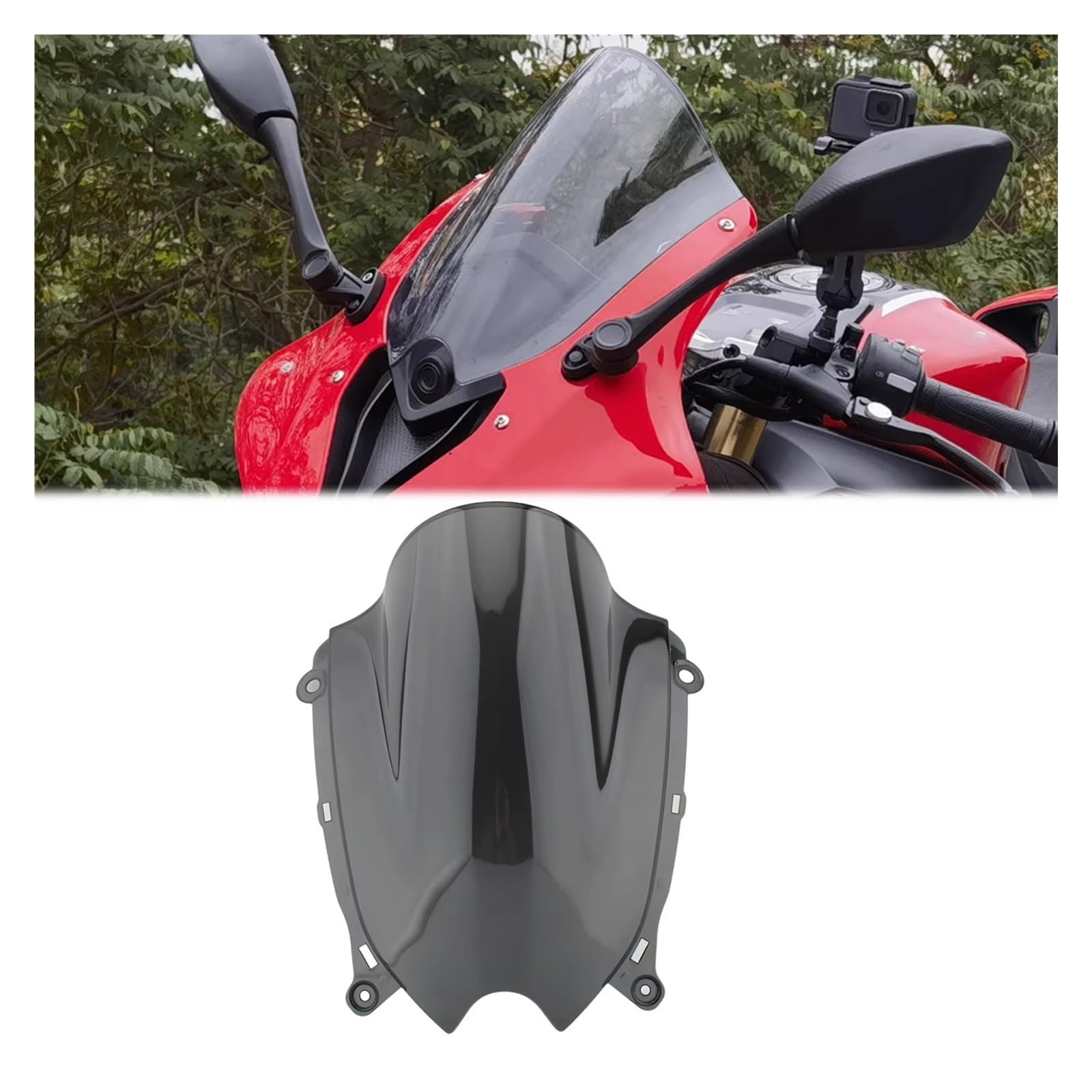 Deflector de Viento Moto Parabrisas De Motocicleta