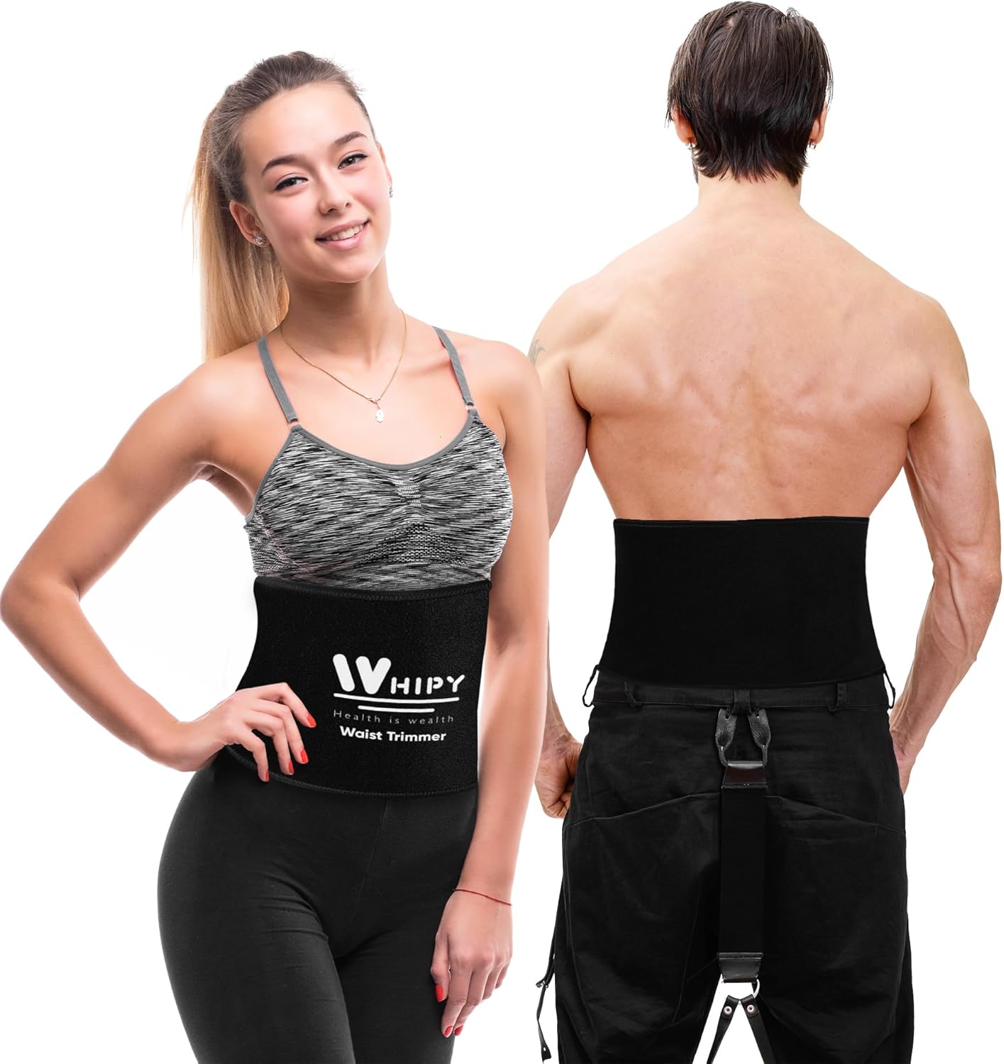Miniatura 8 de WHIPY Entrenadores de cintura para hombres y mujeres, grasa del vientre y pérdida de peso, reductor de cintura, cinturón de sauna para ejercicio y