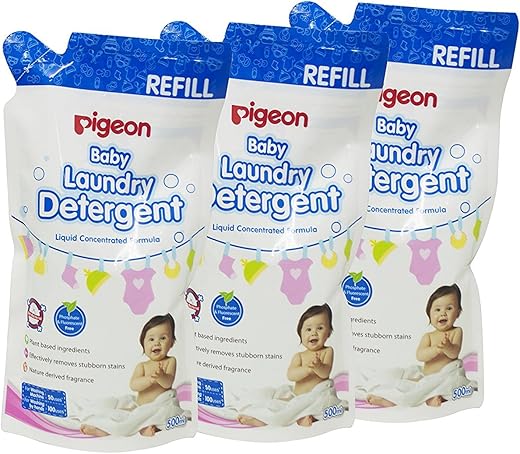 Pigeon Laundry Liquid Detergent Refill, 500ml (Pack of 3)