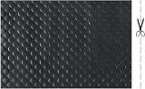 OLIVO.Shop Tapis en Caoutchouc antidérapant en PVC, revêtement de Sol caoutchouté en PVC, pour extérieur, Bar, Atelier, Salle de Sport, Garage, Work Bollo Noir, 1,5 x 4 m - 3
