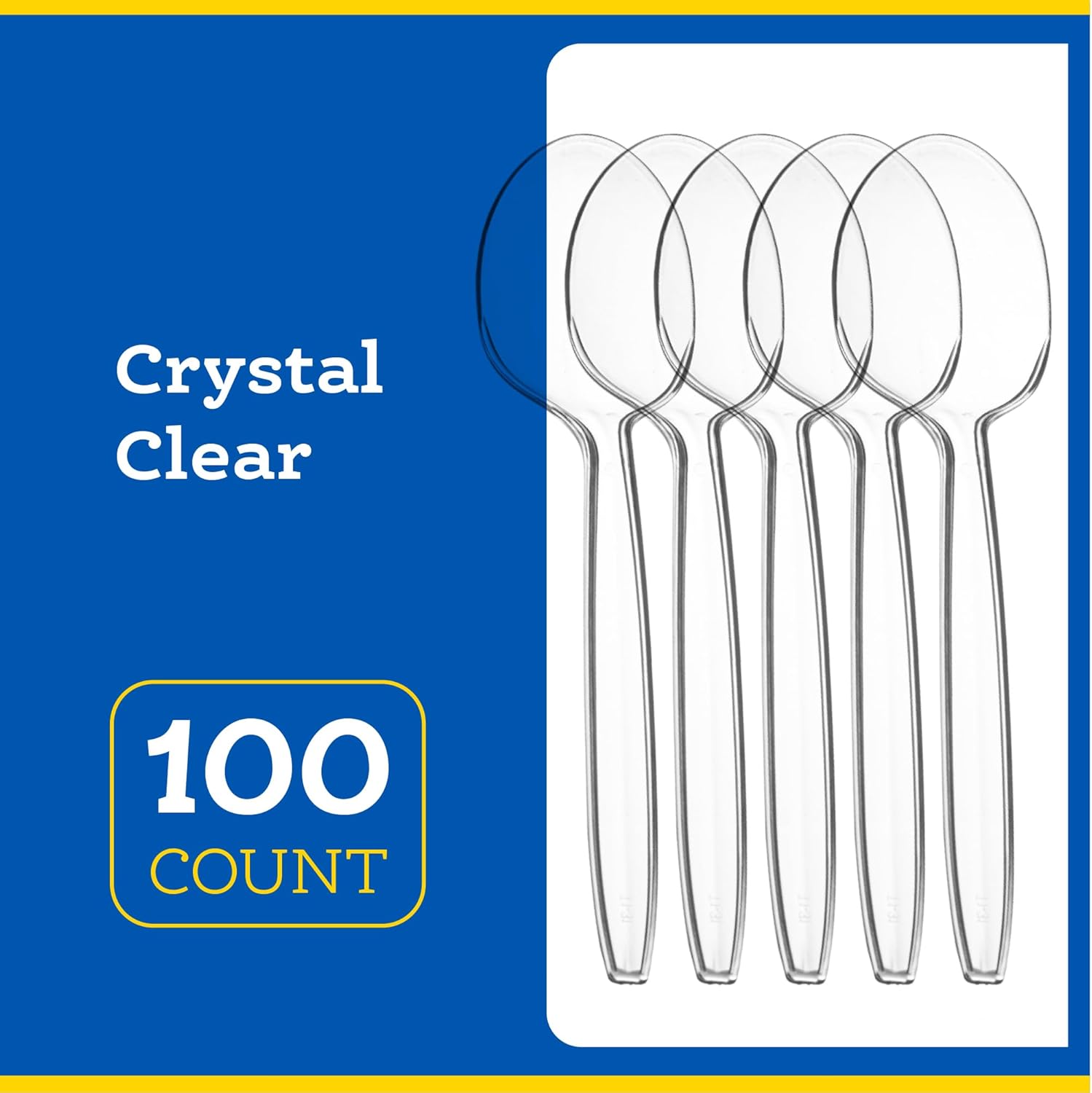 Plasticpro Disposable Clear Plastic Cutlery Disposable utensils Heavyweight