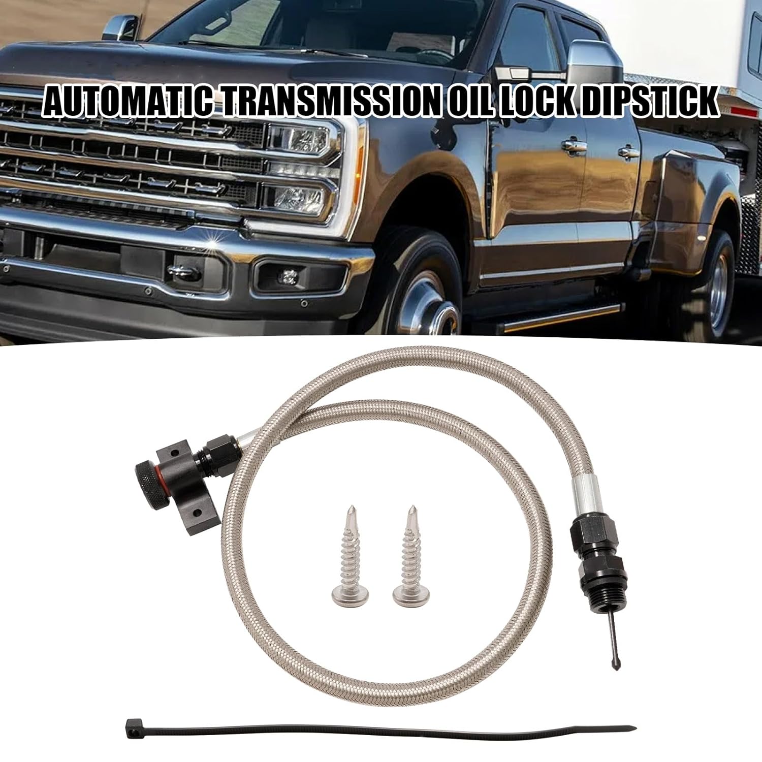 22200 Automatic Transmission Fluid Locking Dipsticks, Replacement for Ford F Series 150 Trucks 2010-2019 with 6R80 10R80 4R70E 4R75E Transmissions