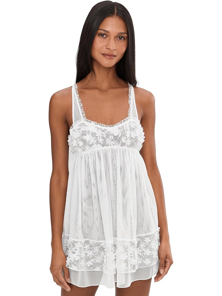 White Free People Save The Date Slip