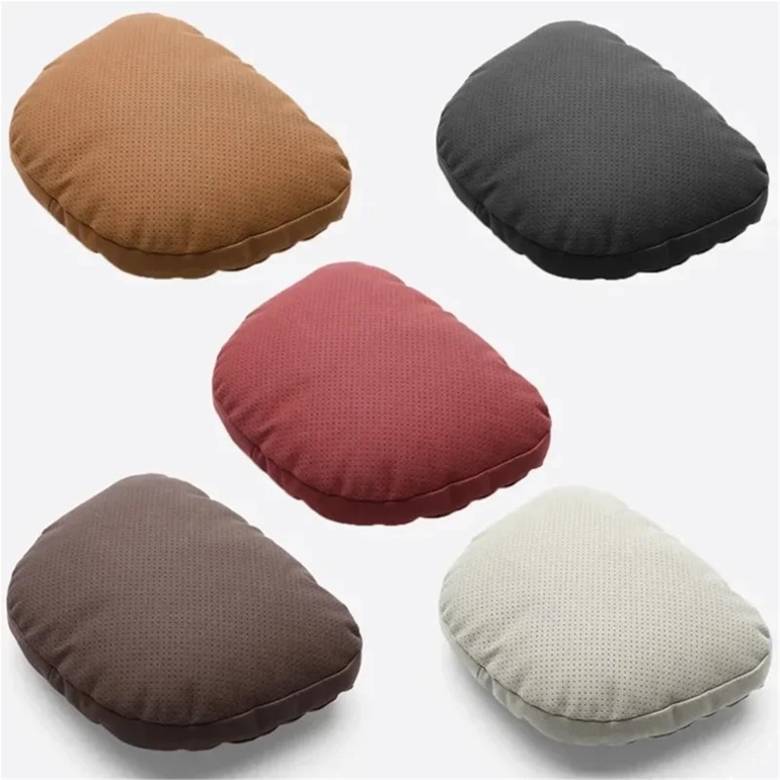Reposacabezas Coche Cojin Compatible con Maybach Class Design Universal reposacabezas de coche soporte para el cuello asiento suave almohada para el cuello transpirable(Dark Red)