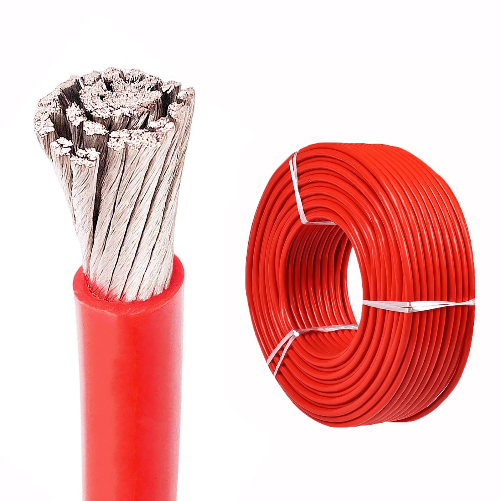 Cable electrónico FEP de calibre 36-26 flexible y resistente de 50 pies 8