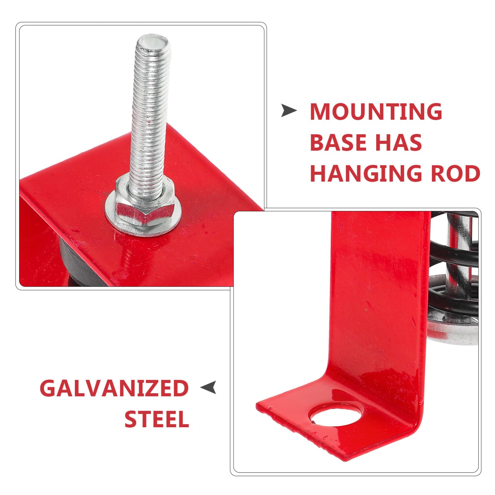 Supporti In Gomma M12 Per Isolamento Vibrazioni - 75 X 50 Mm, Per Motori, Pompe, Attrezzature