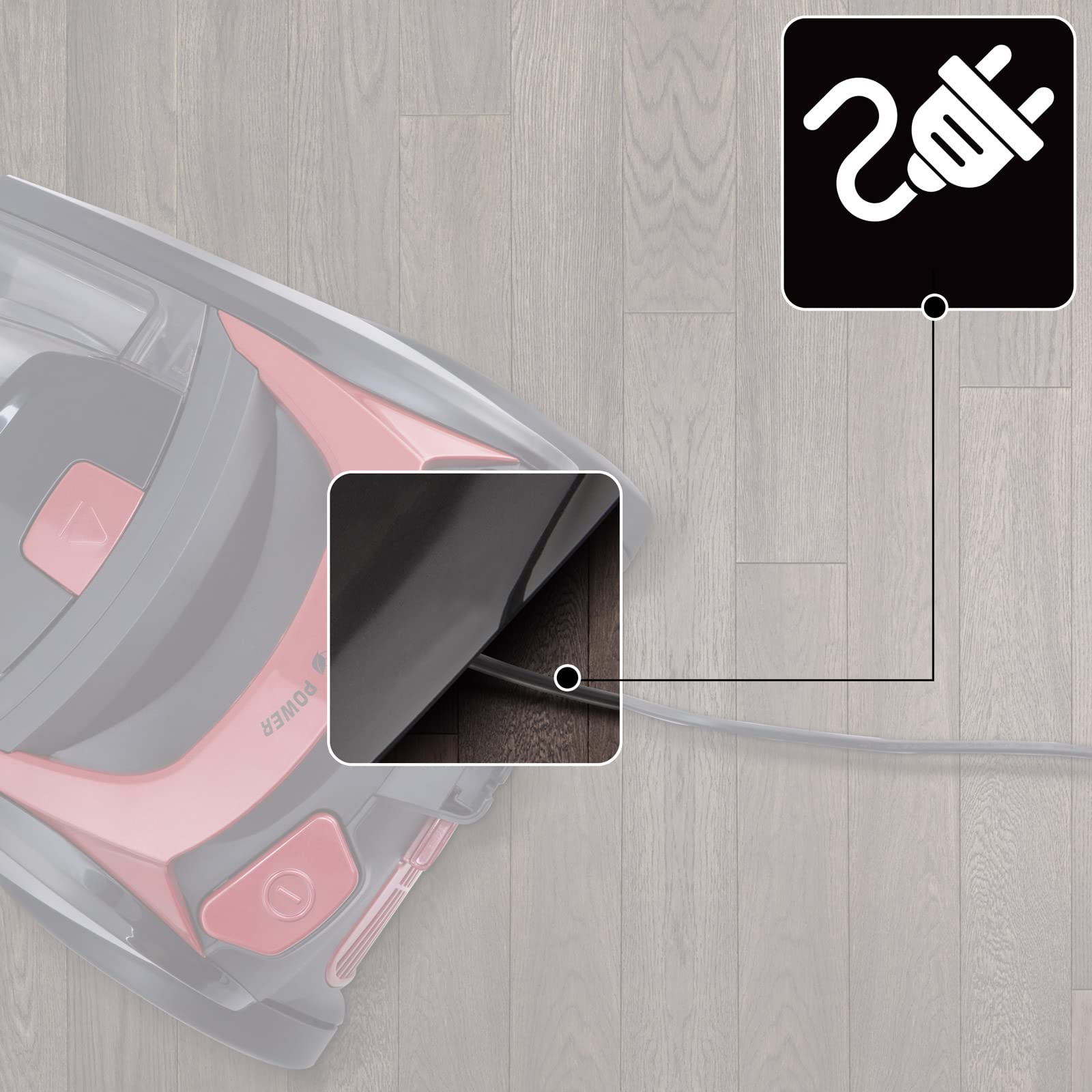 Monzana® Aspirador Ciclónico 900W Sin Bolsa Filtro Hepa Lavable Depósito 1,5L Rojo Cable 5m Aspiradora Potente