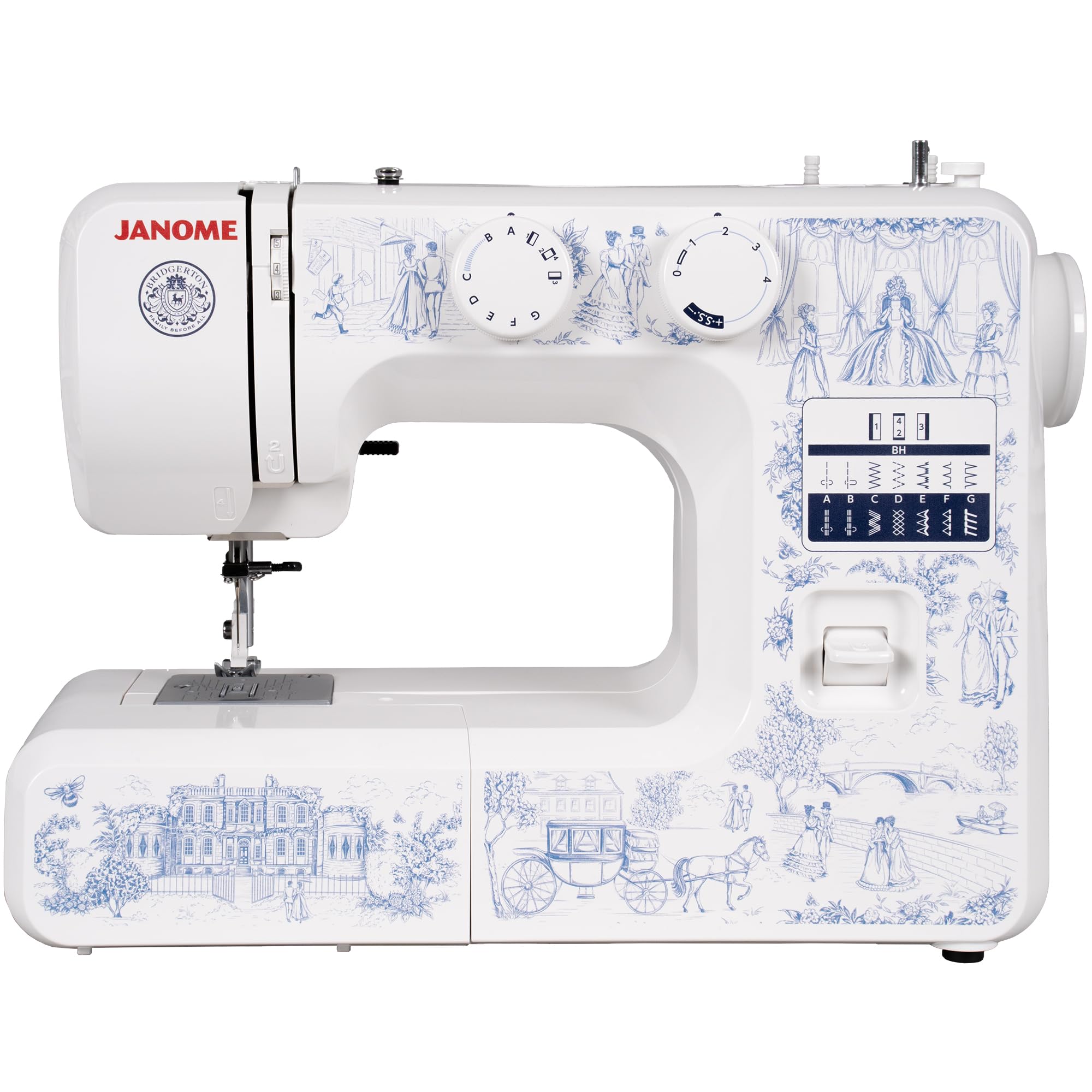 Janome Toile Romance Easy-to-use 15-stitch Sewing