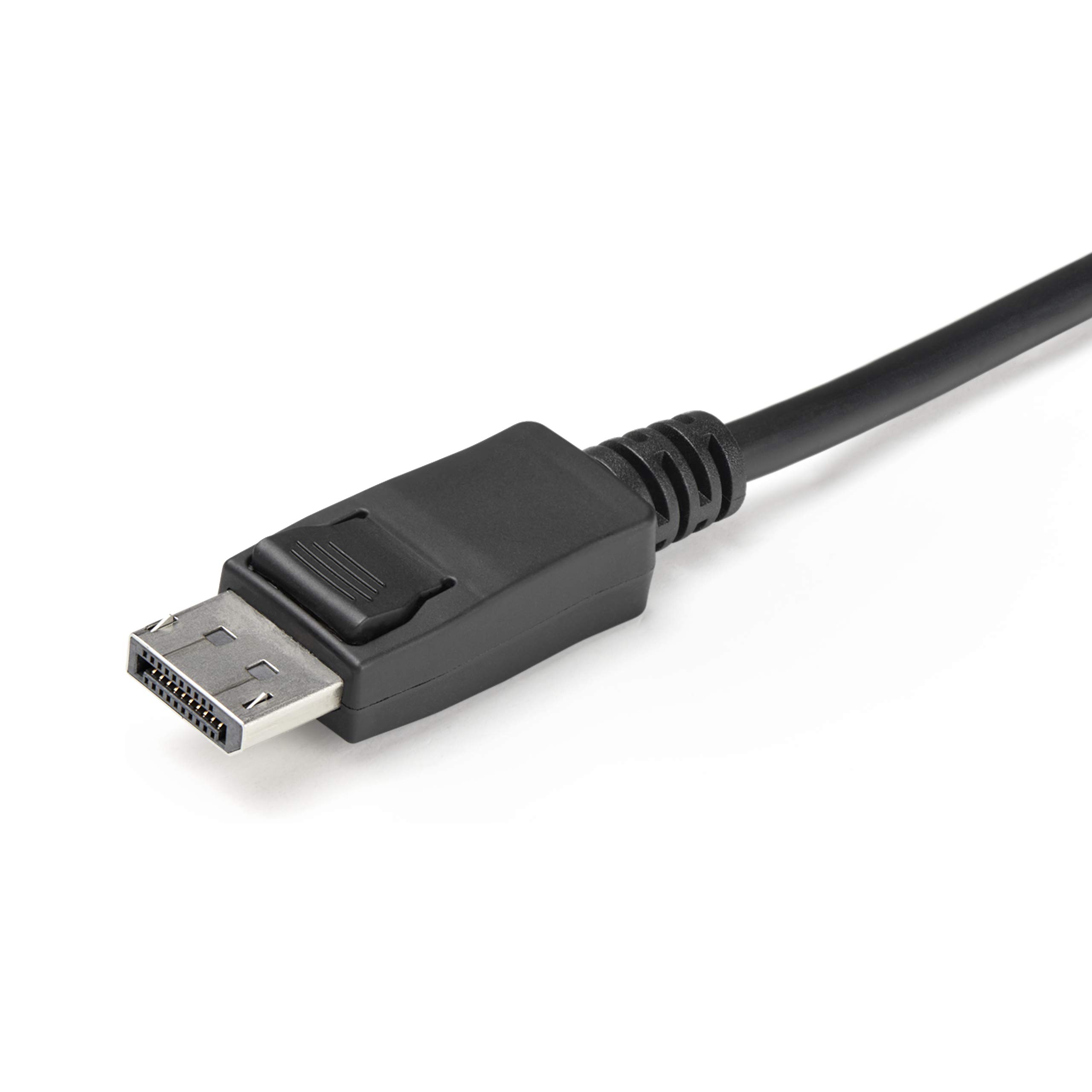 StarTech.com Switch KVM DisplayPort 2 Ports- 4K 60 Hz - Commutateur KVM USB DP 1.2 UHD avec Câbles 1,2 m Integrés & Audio - Alimenté par Bus - Commutation à Distance 1,5 m avec Bouton (SV211DPUA4K)