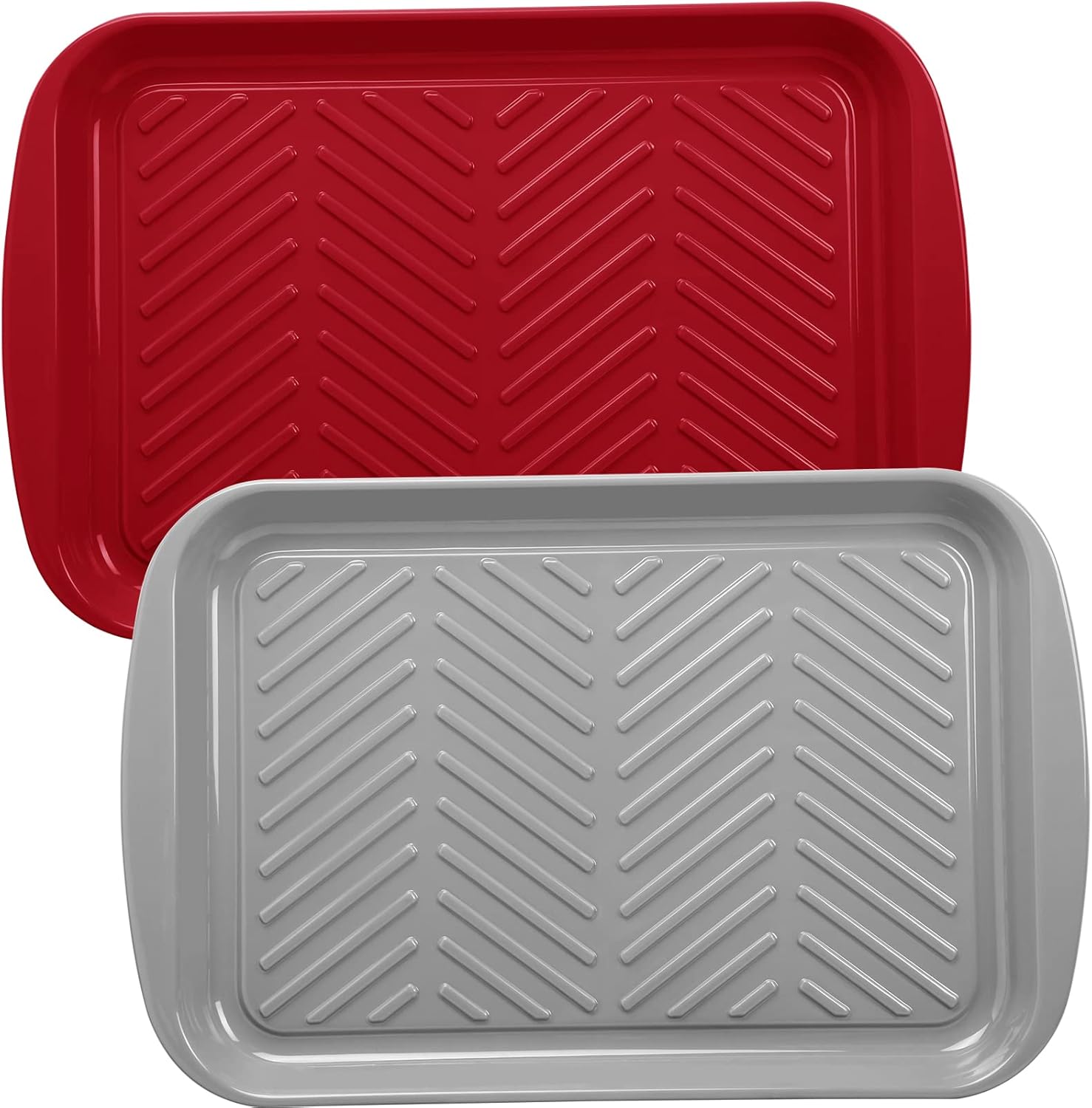VIDOR Serving Tray with Handles,Grilling Prep Trays and