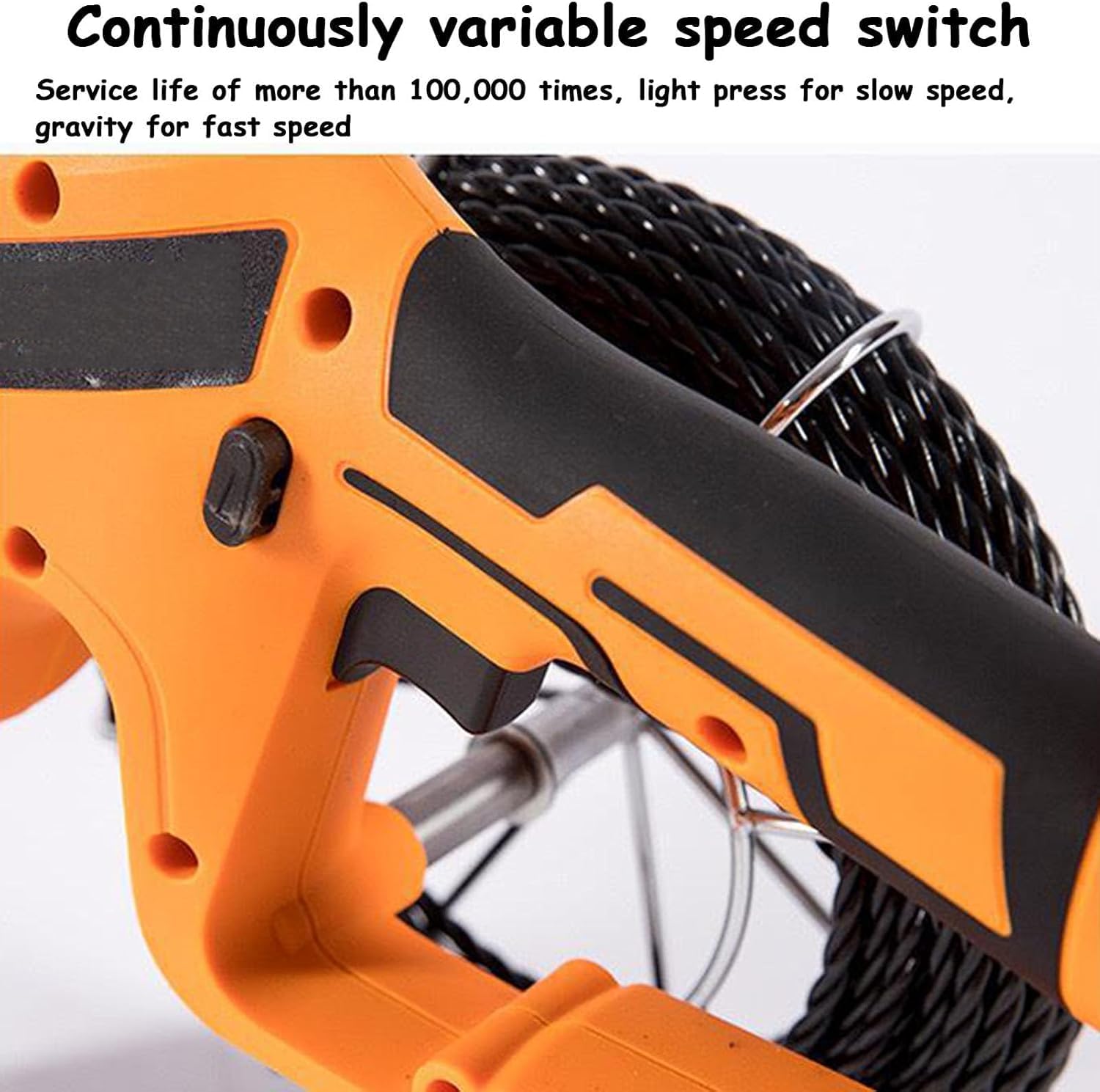 Máquina de Pasar Cables sin Cable con Motor brushless, turbina de Cobre Puro y 180kg de Fuerza de tracción. Herramienta automática para electricistas, construcción y múltiples configuraciones.