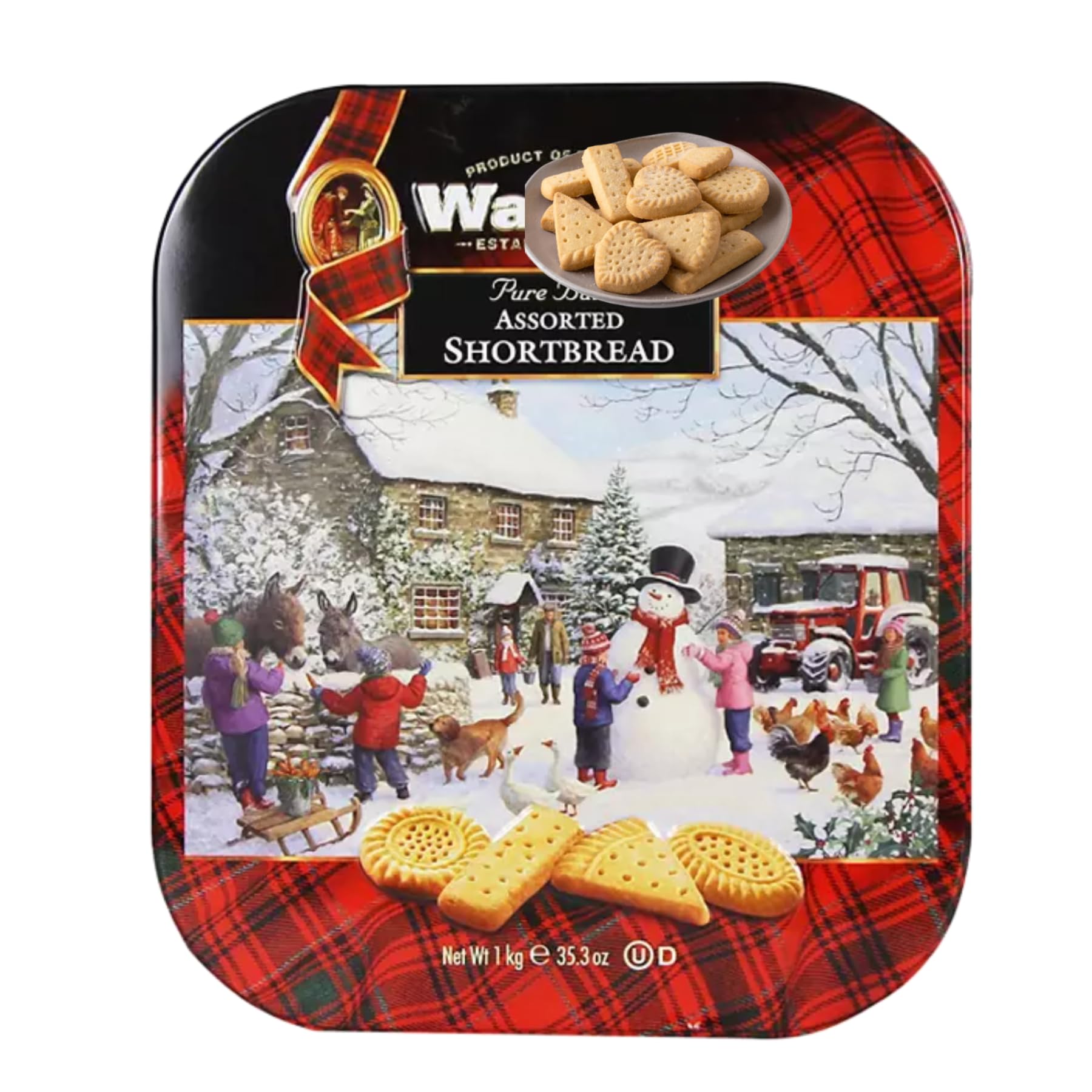 All Butter Assorted Shortbread Cookies, 35.3 Ounces (1 Pack)