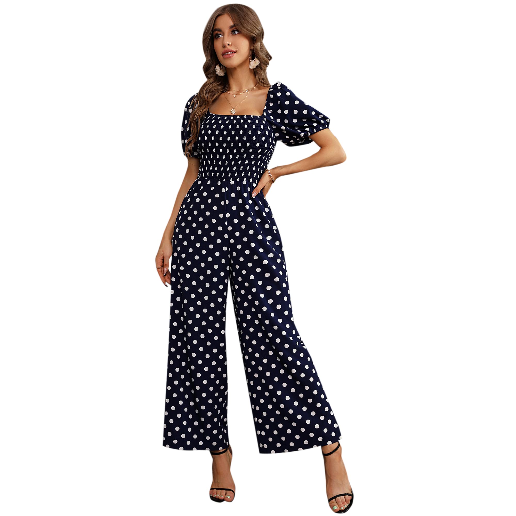 Love Welove Fashion Jumpsuits for Women Fall Dressy Casual Floral Rompers