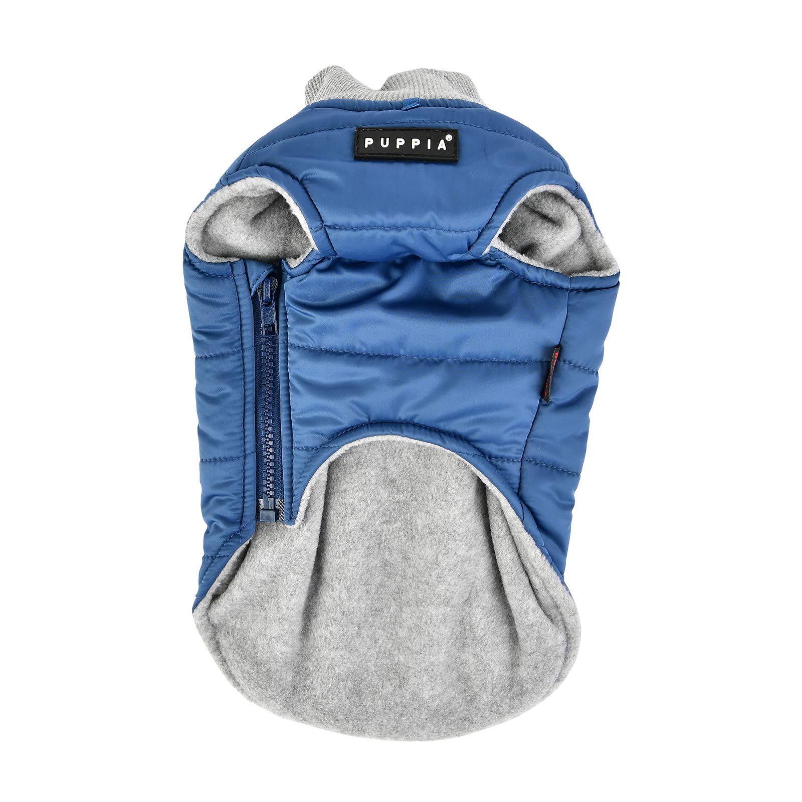 Puppia Waterproof Winter Vest with Integrated Harness, L, Dark Blue - Image 2