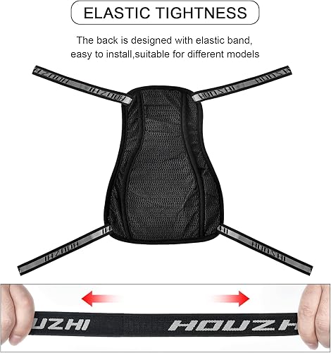 Miniatura 6 de Cojín de asiento de motocicleta con refrigeración por aire 3D de malla para asiento de motocicleta, almohadillas protectoras para glúteos, funda de