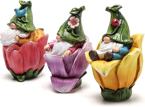 Miniatura 8 de Hodao Decoraciones de gnomos para el hogar, decoración de primavera y verano, estatuilla de gnomos para interiores